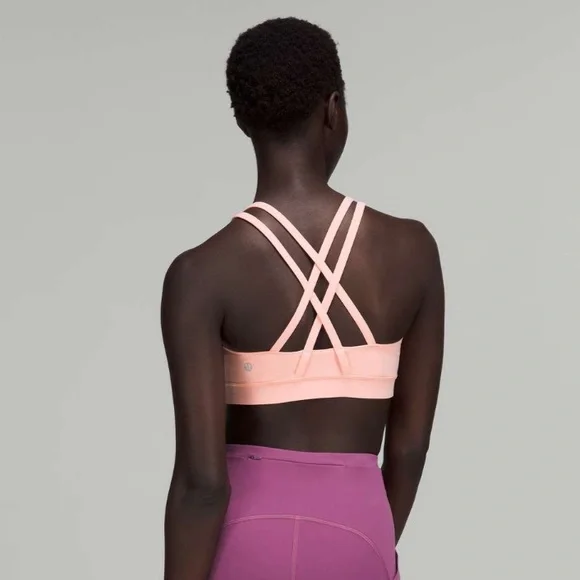 NWOT (2) Lululemon Energy Bra *Medium Support, B–D Cups Dew Pink, Charged Indigo - Picture 9 of 9